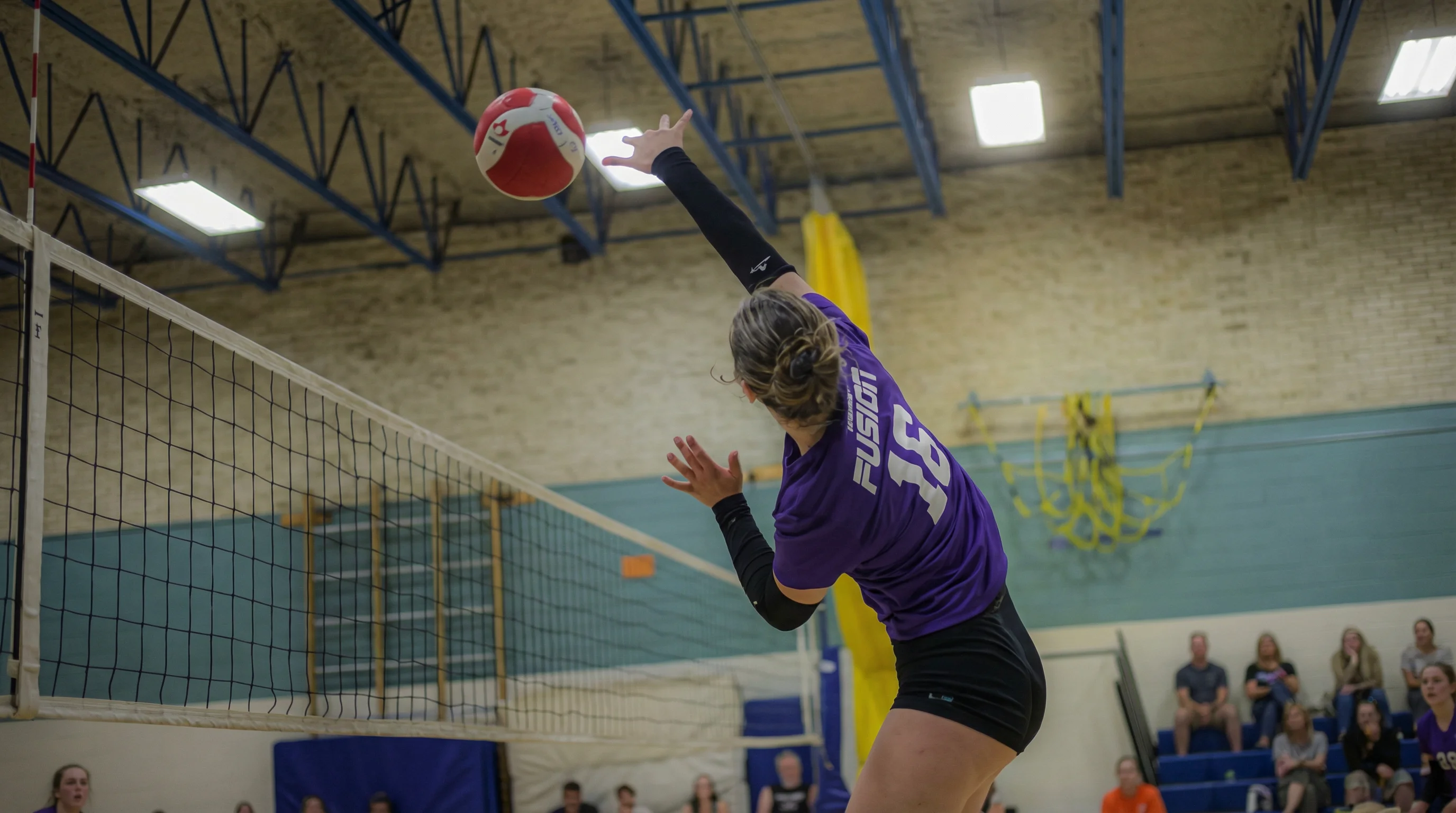 Volleyball Langley athletes in action